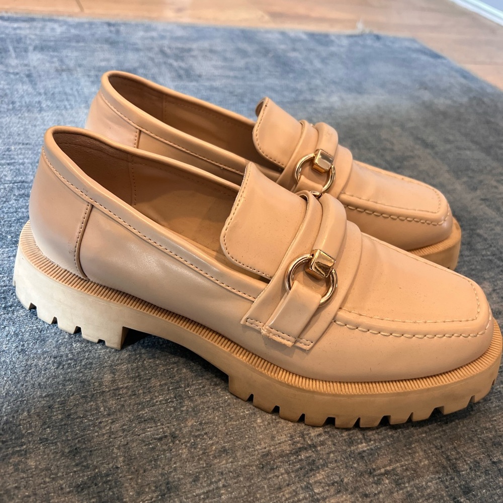Zara Tan Loafers